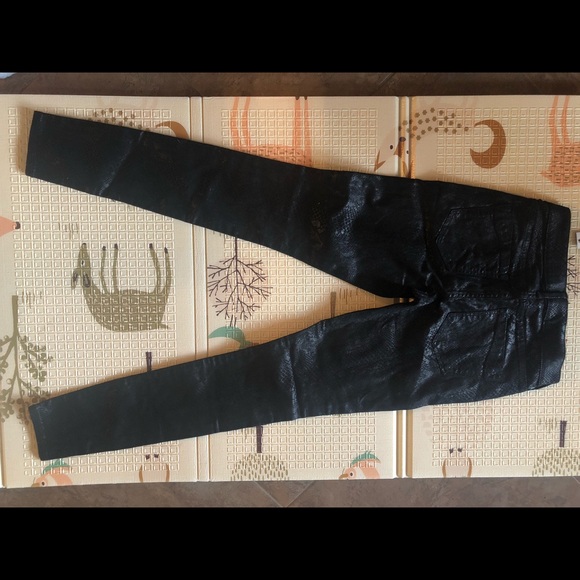 Snakeskin print black Express Jeans - Picture 2 of 6